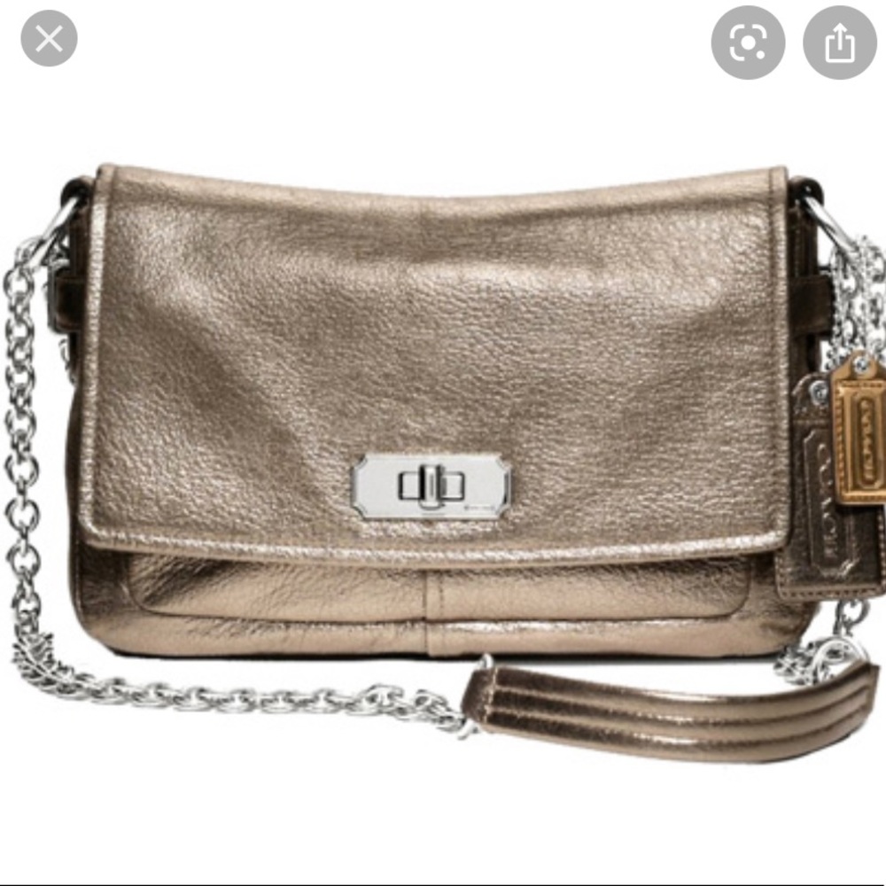 Coach Metallic Crossbody Bag